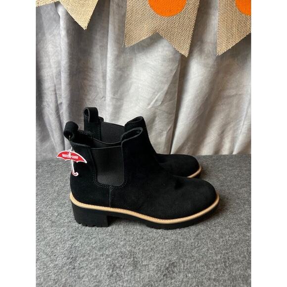 Blondo Womens Mayes Black Suede Ankle Boots Shoes 9 Medium (B,M) BHFO 4255 - Picture 5 of 9